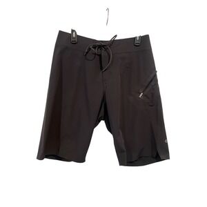 Lululemon‎ Men's Swim Shorts Boardshorts Zipper Pocket Drawstring 30x10